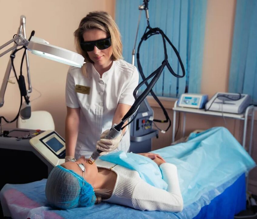 Aparat laser pentru întinerirea facială